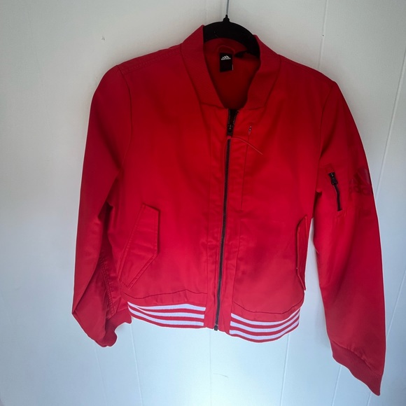 Adidas fleece lined Track Bomber Jacket - Picture 16 of 16